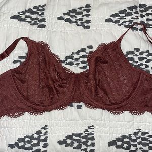 Aerie unlined lace bra 38D